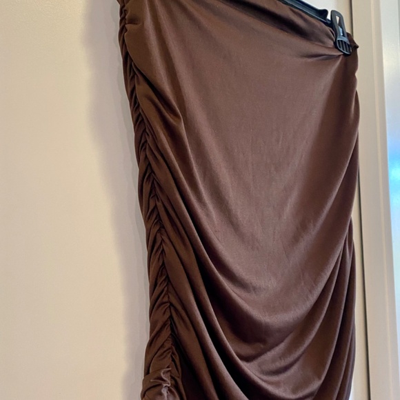 Rushed Brown Bodycon Skirt, good condition. - Picture 9 of 10